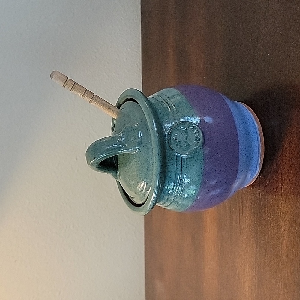 Artisan Made Pottery Honey Pot